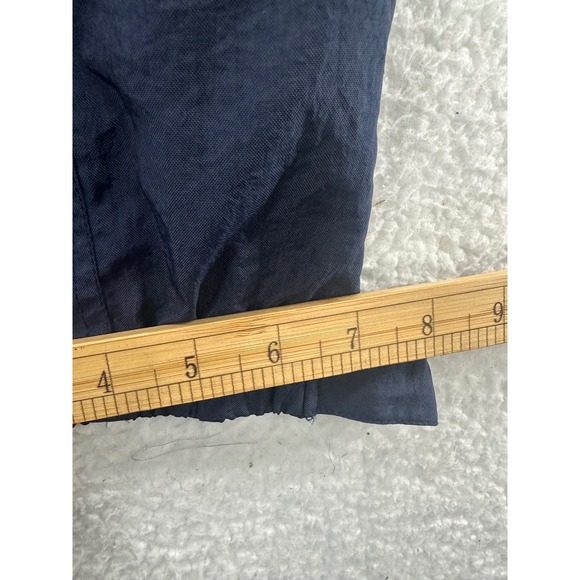 White Sierra Navy Blue Nylon Zip Ankle Track Pants Joggers Womens Medium - Picture 12 of 13